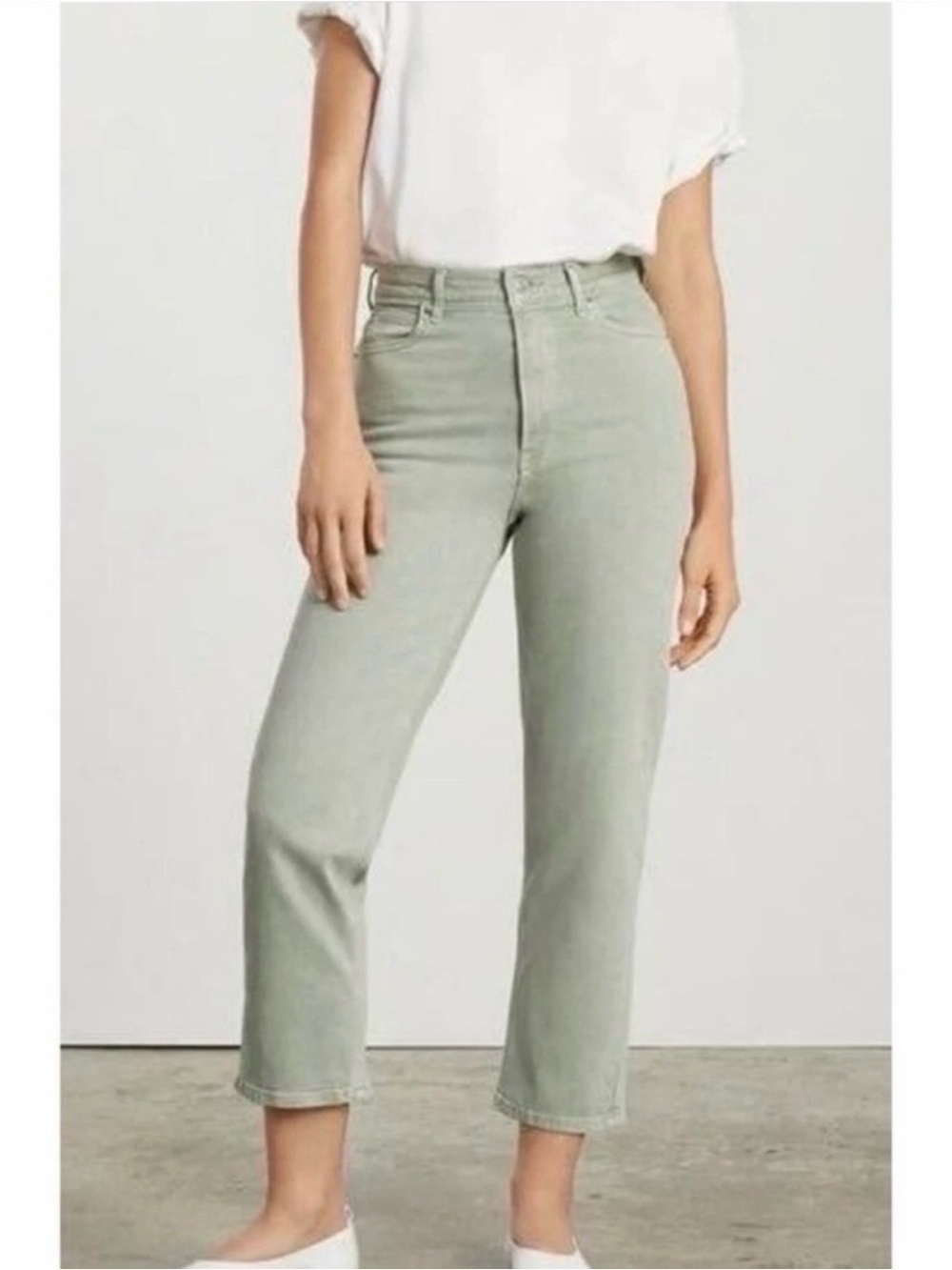 Everlane The Way-High Jean aqua gray wash Size 25 Tall